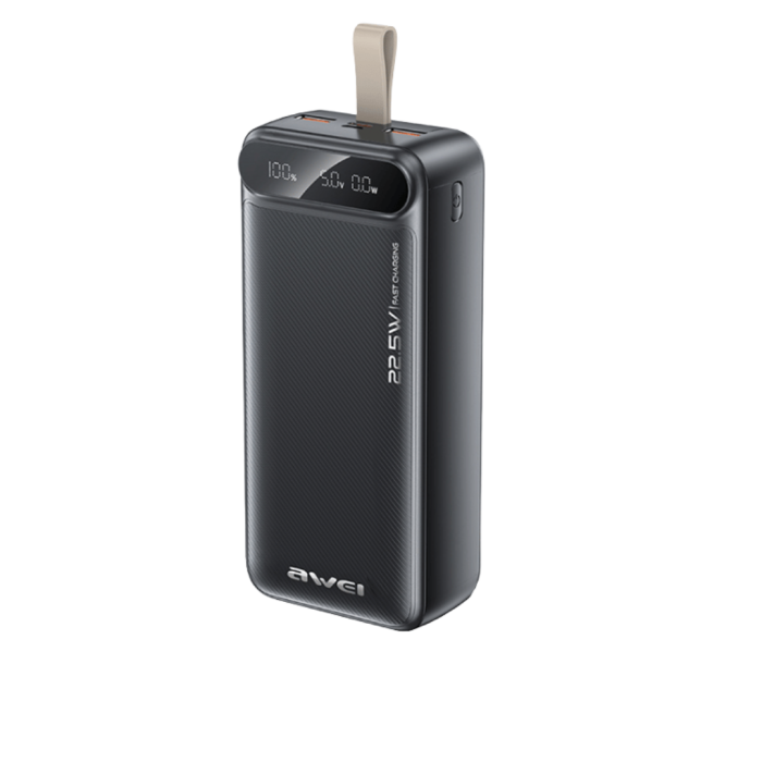 AWEI PA-12 30000mAh Fast Charging Power Bank 22.5W - Image 1