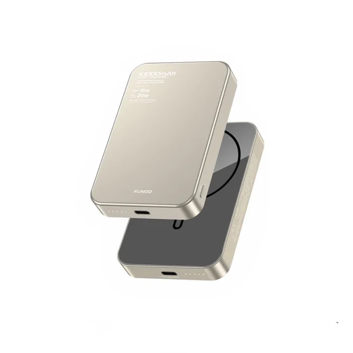 XUNDD XDPB-021 Metal 10000mah Magnetic Wireless Power Bank