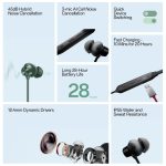 OnePlus Bullets Wireless Z2 ANC 45dB In-Ear Headphone Booming Black - image 5