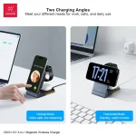 XUNDD XDCH-121 3-in-1 Magnetic Wireless Charger (Foldable & Night Light) - Image 4
