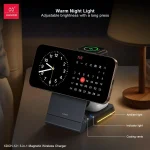 XUNDD XDCH-121 3-in-1 Magnetic Wireless Charger (Foldable & Night Light) - Image 5