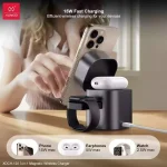 XUNDD XDCH-120 3-in-1 Magnetic Wireless Charger Stand