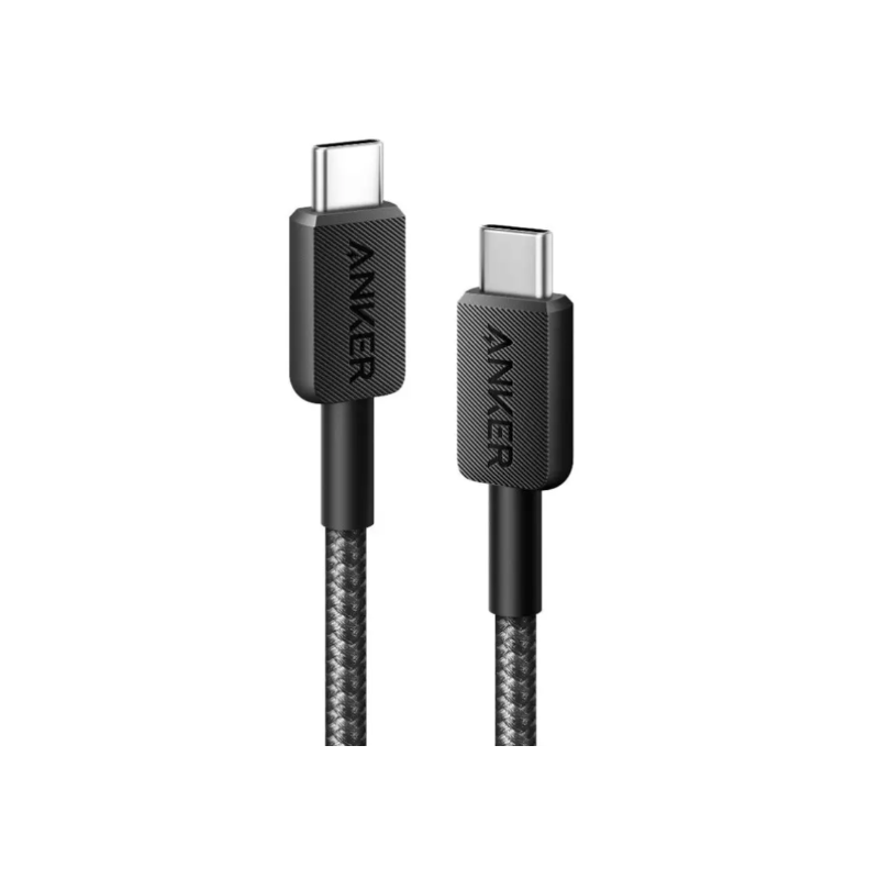Anker-322-USB-C-to-USB-C-Braided-Cablea Anker 322 USB-C to USB-C Braided Cable - Image 1