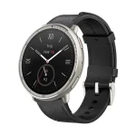 Amazfit Active 2 (Round) Premium Version Black Amoled GPS Bluetooth Calling Smart Watch with Leather + Silicone Strap - Image 2