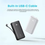 Anker Zolo 10000mAh 22.5W Power Bank with Built-in Type-C Cable